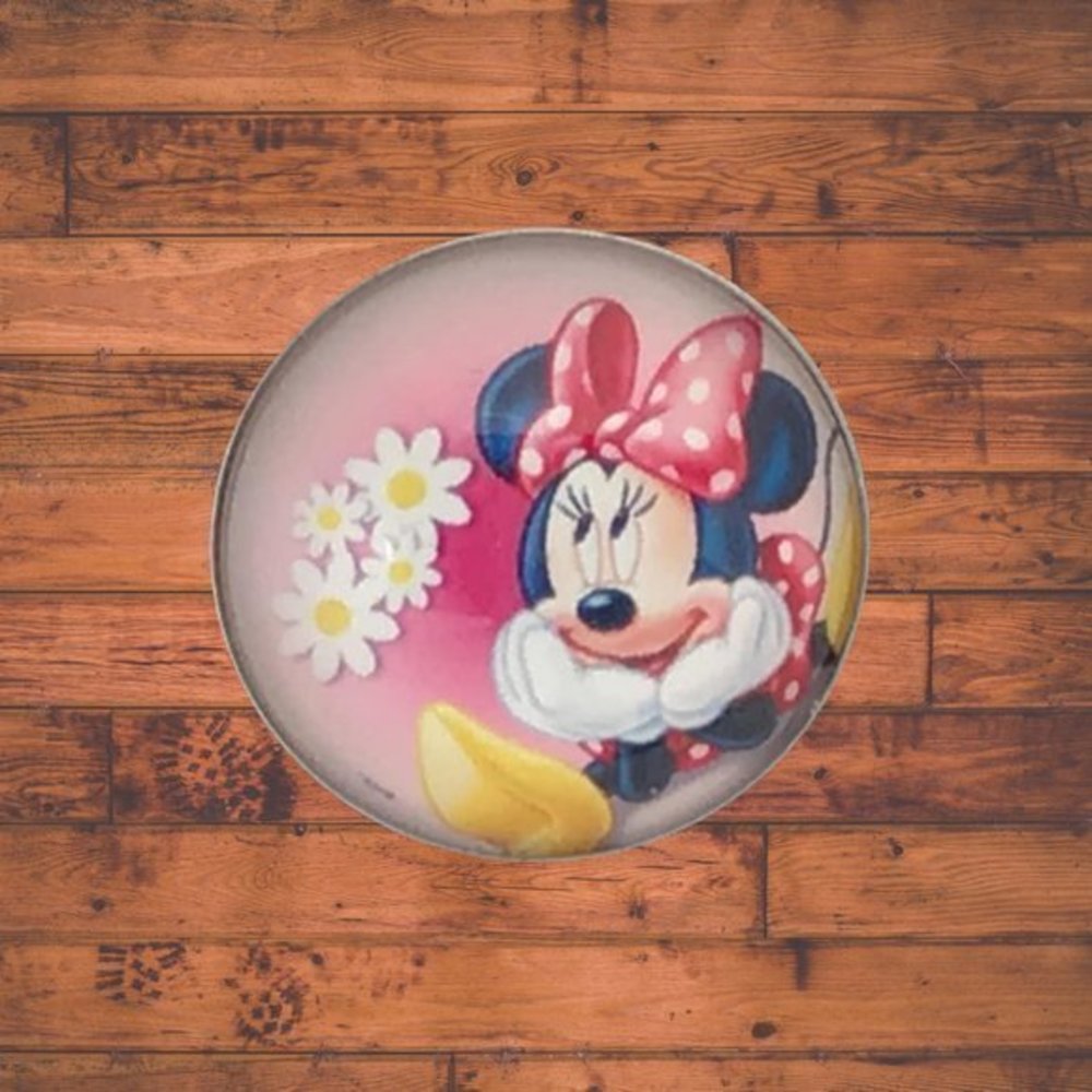 Minnie Mouse Snap Button
